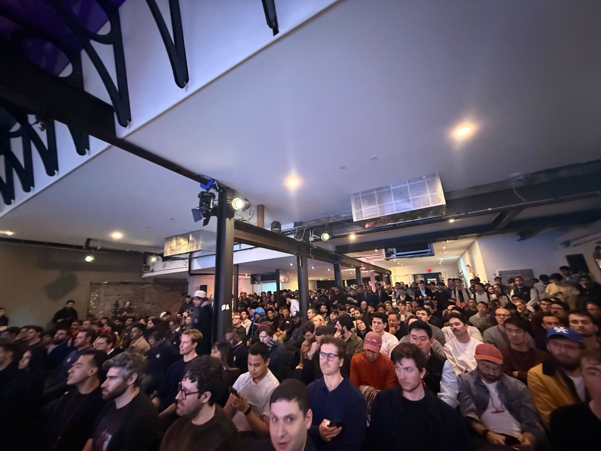 Large crowd of attendees at Claw-Con NYC watching the presentation